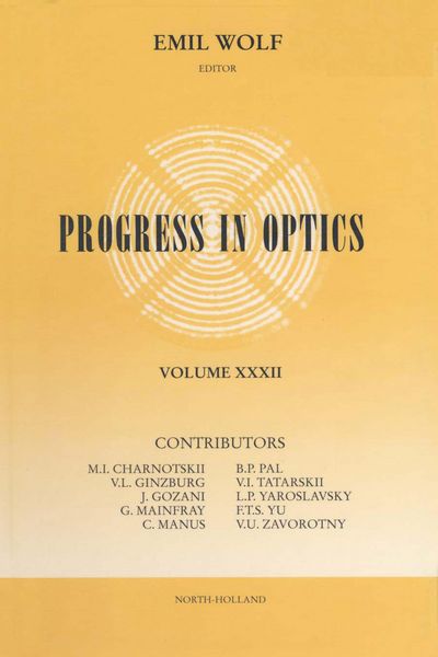 Produktbild: Progress in Optics
