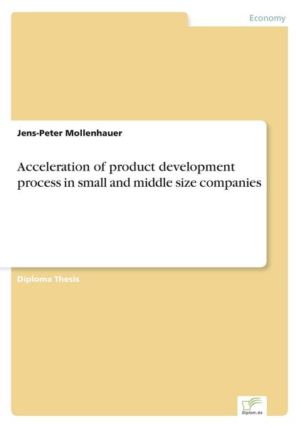 Produktbild: Acceleration of product development process in small and middle size companies