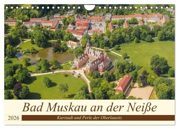 Produktbild: Bad Muskau an der Nei&szlig;e (Wandkalender 2026 DIN A4 quer), CALVENDO Monatskalender