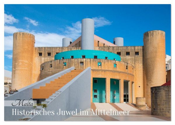 Produktbild: Malta &ndash; Historisches Juwel im Mittelmeer (Tischkalender 2026 DIN A5 quer), CALVENDO Monatskalender