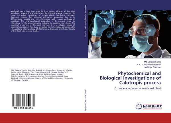 Produktbild: Phytochemical and Biological Investigations of Calotropis procera
