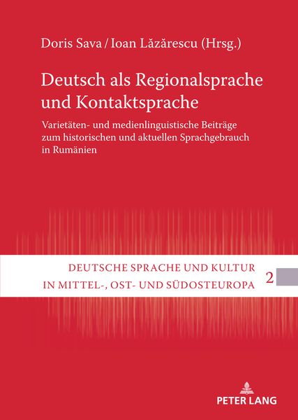 Deutsch als Regionalsprache und Kontaktsprache, Gebundene Ausgabe von , Peter Lang GmbH, Internationaler Verlag der Wissenschaften, 9783631882757