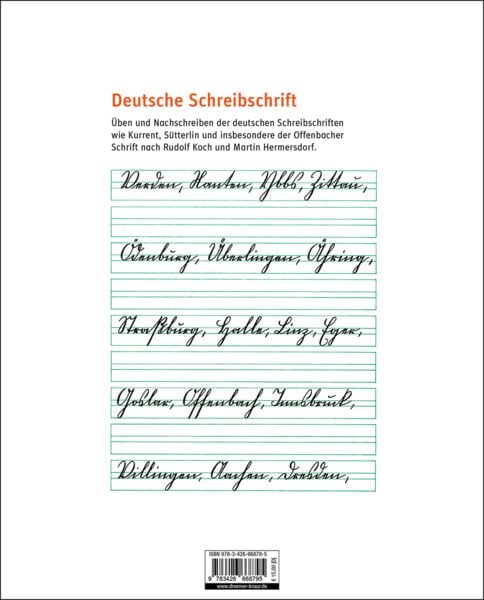 Produktbild: S&uuml;&szlig;, Deutsche Schreibschrift (&Uuml;B)