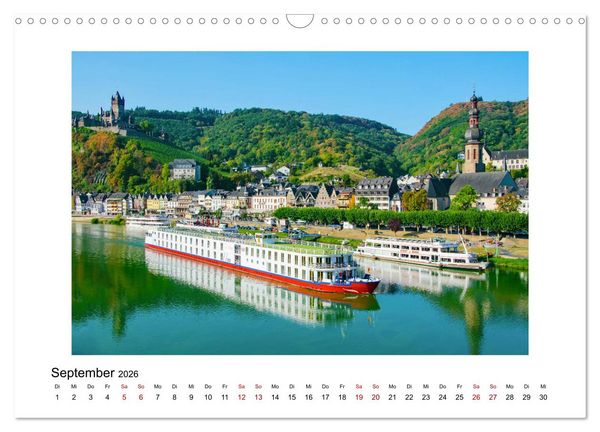 Produktbild: Cochem - an der Mosel (Wandkalender 2026 DIN A3 quer), CALVENDO Monatskalender