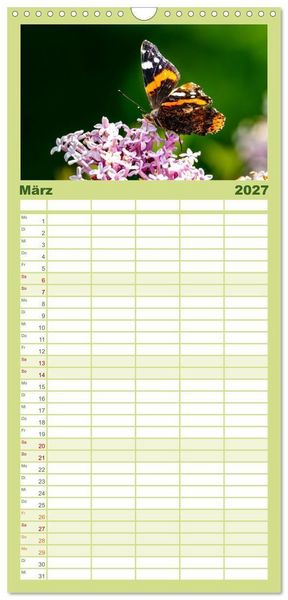 Produktbild: Familienplaner 2027 - INSEKTEN - Makrofotografie in freier Natur mit 5 Spalten (Wandkalender, 21 x 45 cm) CALVENDO
