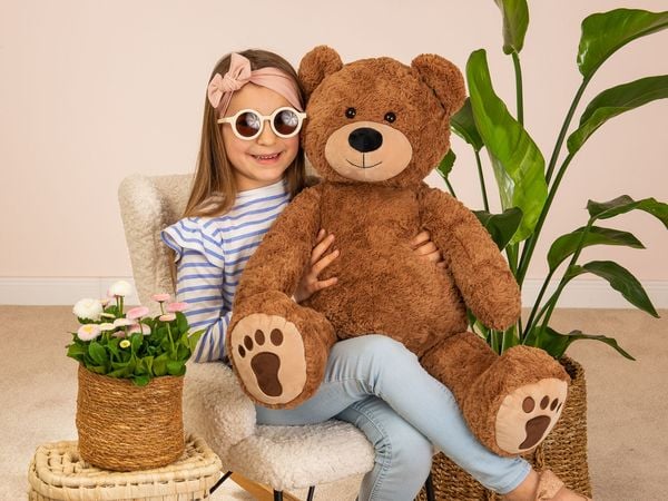 Produktbild: Teddy Hermann 91321 - Teddy braun mit Tatzen, 75 cm