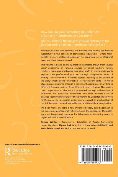 Produktbild: Professional Experience and the Investigative Imagination