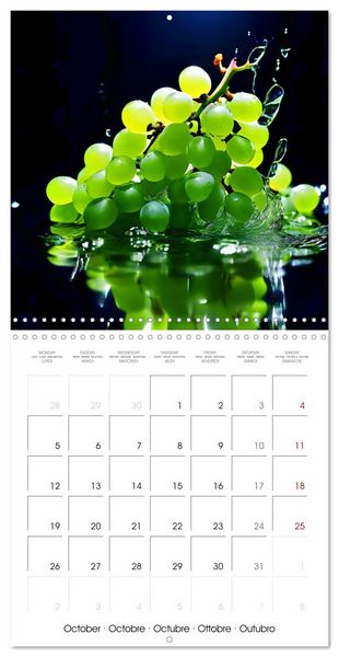 Produktbild: Fruity flavour explosions (Wall Calendar 2026 12 &times; 12 Inch) CALVENDO 12 Month Wall Calendar
