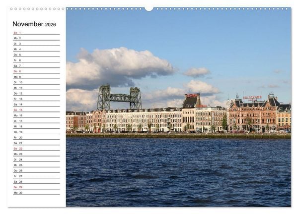 Produktbild: Holl&auml;ndische Architektur Geburtstagskalender (hochwertiger Premium Wandkalender 2026 DIN A2 quer), Kunstdruck in Hochglanz