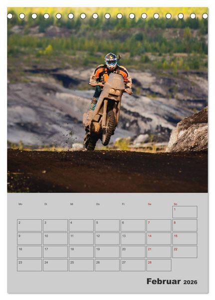 Produktbild: RALLYE RAID - Saison Planer (Tischkalender 2026 DIN A5 hoch), CALVENDO Monatskalender