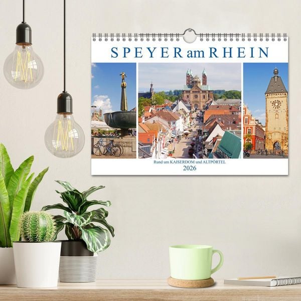 Produktbild: Speyer am Rhein. Rund um Kaiserdom und Altp&ouml;rtel (Wandkalender 2026 DIN A4 quer), CALVENDO Monatskalender