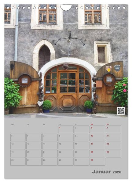 Produktbild: T&uuml;ren und Portale in Pirna (Wandkalender 2026 DIN A4 hoch), CALVENDO Monatskalender