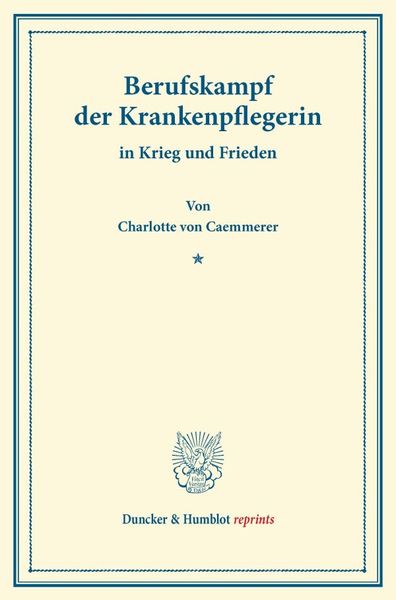 Produktbild: Berufskampf der Krankenpflegerin