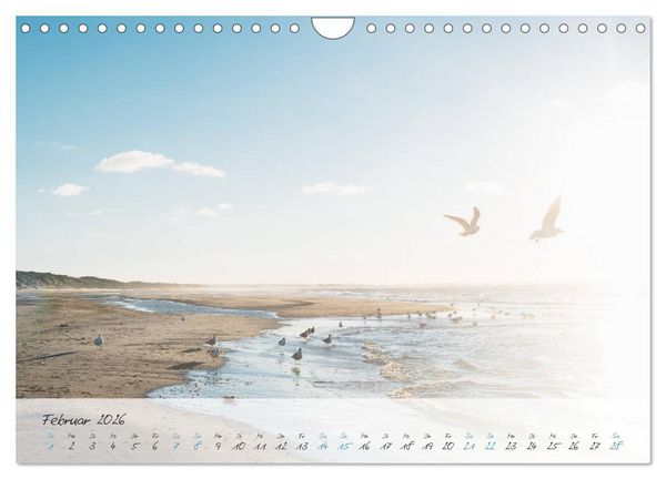Produktbild: Sehnsucht Meer - Poesie der Stille (Wandkalender 2026 DIN A4 quer), CALVENDO Monatskalender