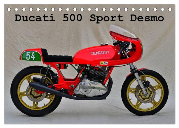 Produktbild: Ducati 500 Sport Desmo (Tischkalender 2026 DIN A5 quer), CALVENDO Monatskalender