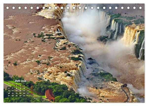 Produktbild: Argentinien. Die Iguaz&uacute;-Wasserf&auml;lle (Tischkalender 2026 DIN A5 quer), CALVENDO Monatskalender