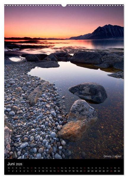 Produktbild: Northern Norway (hochwertiger Premium Wandkalender 2026 DIN A2 hoch), Kunstdruck in Hochglanz