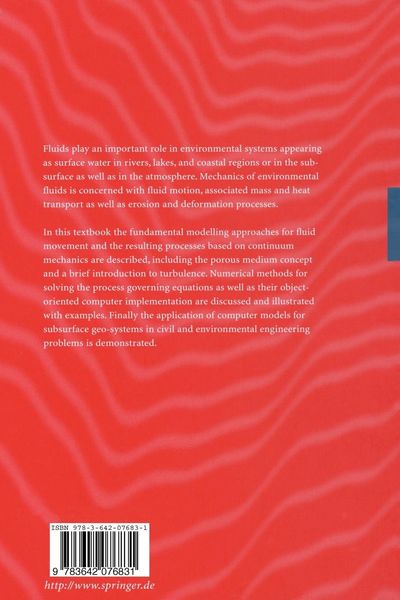 Produktbild: Computational Methods in Environmental Fluid Mechanics
