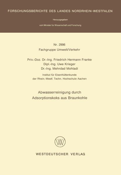 Produktbild: Abwasserreinigung durch Adsorptionskoks aus Braunkohle