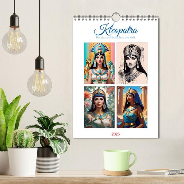 Produktbild: Kleopatra (Wandkalender 2026 DIN A4 hoch), CALVENDO Monatskalender