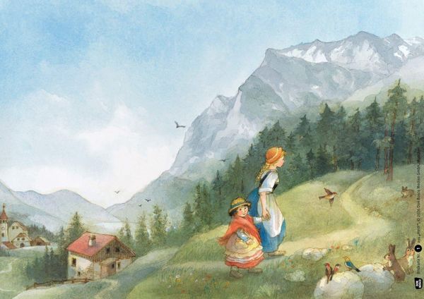 Produktbild: Heidi. Kamishibai Bildkartenset