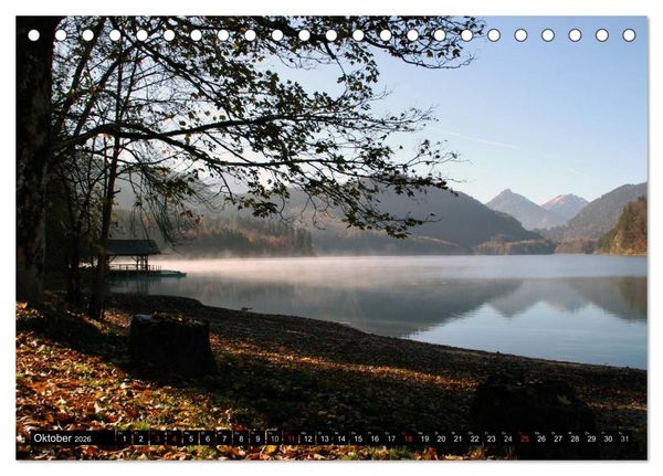 Produktbild: Ein Jahr im Allg&auml;u (Tischkalender 2026 DIN A5 quer), CALVENDO Monatskalender