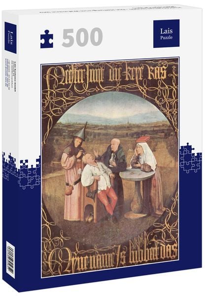 Produktbild: Lais Puzzle Hieronymus Bosch - Die Heilung vom Wahnsinn (Die Steinoperation) 500 Teile