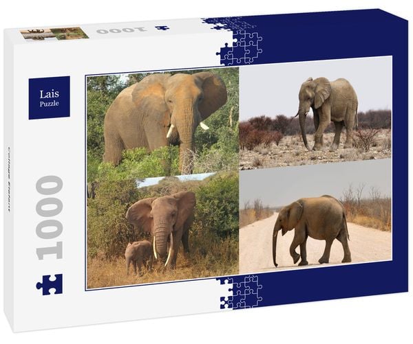 Produktbild: Lais Puzzle Collage Elefant 1000 Teile