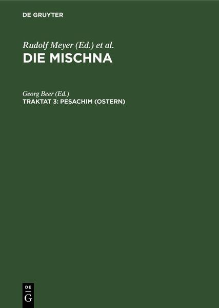 Produktbild: Pesachim (Ostern)
