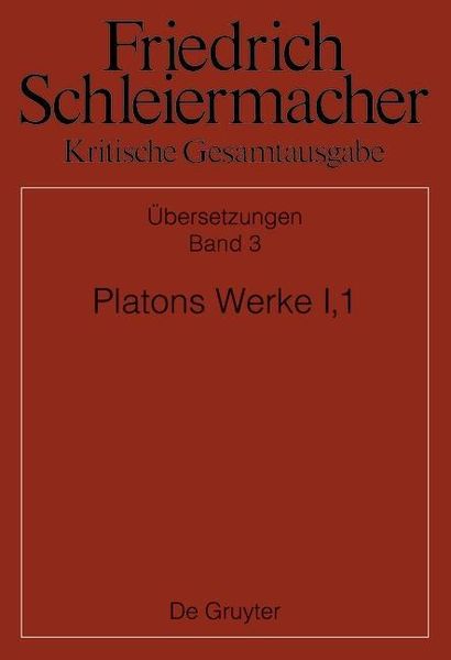 Produktbild: Platons Werke I,1, Berlin 1804. 1817