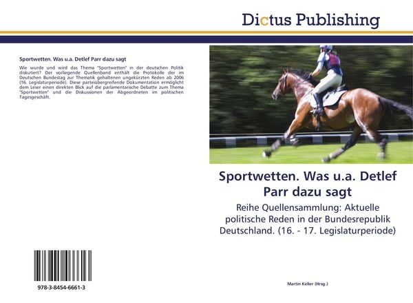Produktbild: Sportwetten. Was u.a. Detlef Parr dazu sagt