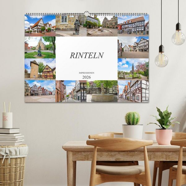 Produktbild: Rinteln Impressionen (Wandkalender 2026 DIN A2 quer), CALVENDO Monatskalender