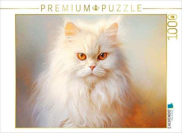 Produktbild: CALVENDO Puzzle Katzen im Pastellstil | 1000 Teile Lege-Gr&ouml;&szlig;e 64x48cm Foto-Puzzle f&uuml;r gl&uuml;ckliche Stunden