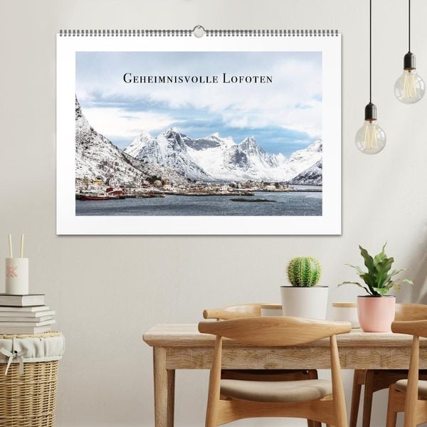 Produktbild: Geheimnisvolle Lofoten (Wandkalender 2026 DIN A2 quer), CALVENDO Monatskalender