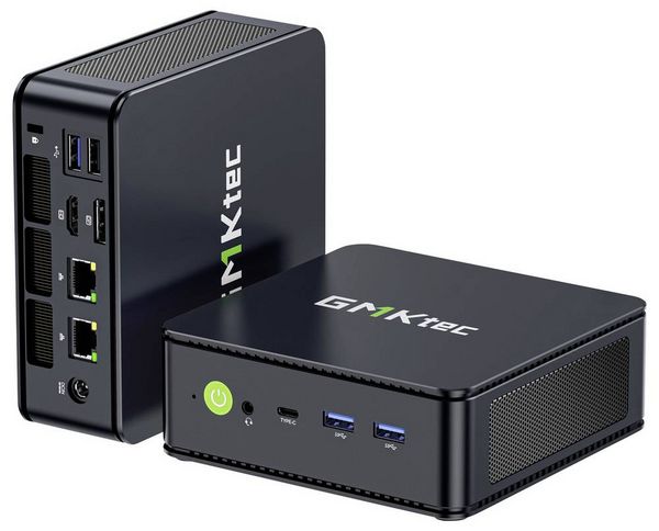 Produktbild: GMKtec Mini PC M6 Ultra-2 AMD Ryzen 5 7640HS (32+512GB) AMD Ryzen 5 7640HS 5.0GHz 32GB RAM 512GB SSD AMD Radeon&trade; 760M Win 11 Pro