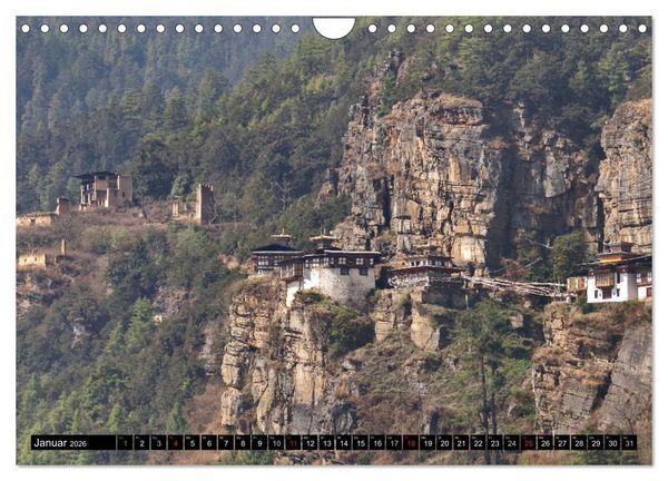 Produktbild: Druk Yul - Szenen aus Bhutan (Wandkalender 2026 DIN A4 quer), CALVENDO Monatskalender