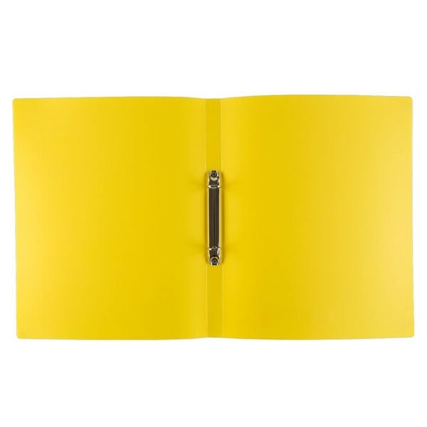Produktbild: Idena Ringbuch aus Kunststoff 2 Ringe gelb DIN A4 R&uuml;ckenbreite 2cm