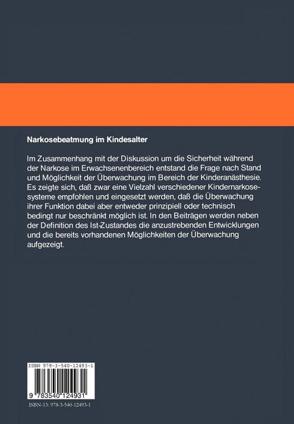 Produktbild: Narkosebeatmung im Kindesalter