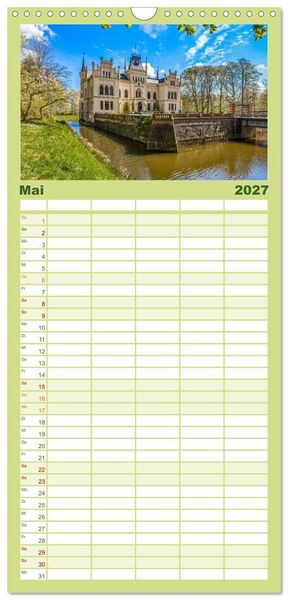 Produktbild: Familienplaner 2027 - Tour de Ostfriesland mit 5 Spalten (Wandkalender, 21 x 45 cm) CALVENDO
