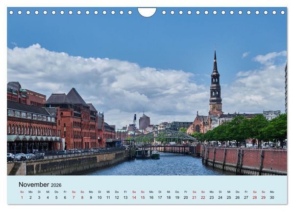 Produktbild: Freie Hansestadt Hamburg (Wandkalender 2026 DIN A4 quer), CALVENDO Monatskalender