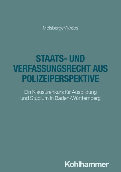 Produktbild: Staats- und Verfassungsrecht aus Polizeiperspektive