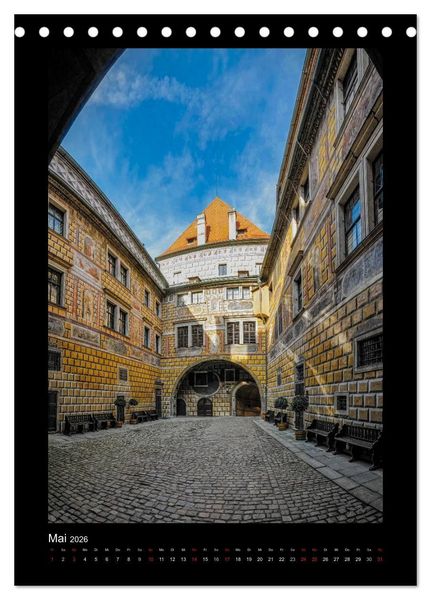 Produktbild: Cesky Krumlov Krumau (Tischkalender 2026 DIN A5 hoch), CALVENDO Monatskalender