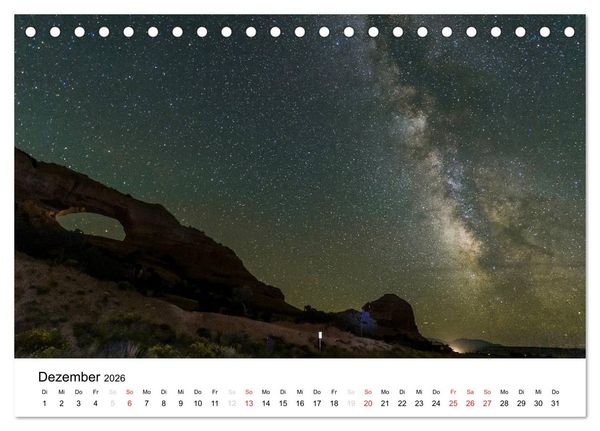 Produktbild: Nationalparks in Utah (Tischkalender 2026 DIN A5 quer), CALVENDO Monatskalender
