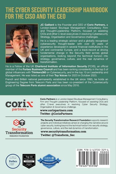 Produktbild: The CyberSecurity Leadership Handbook for the CISO and the CEO - Updated Edition