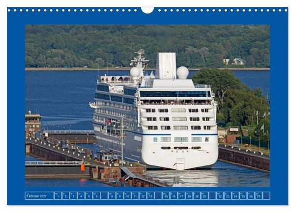 Produktbild: Unterwegs auf dem Nord-Ostsee-Kanal (Wandkalender 2027 DIN A3 quer), CALVENDO Monatskalender