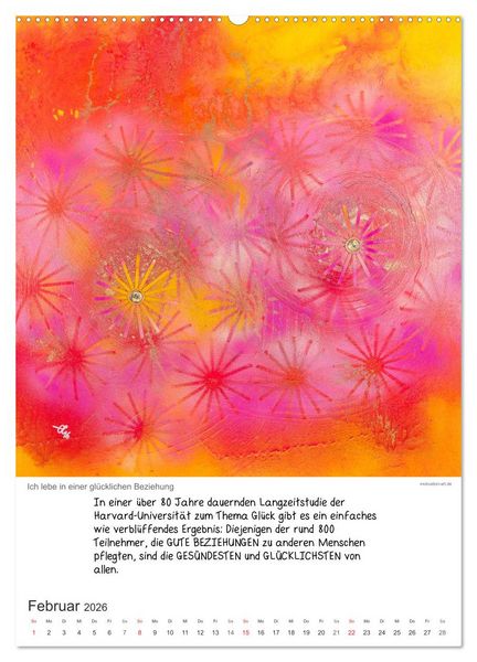 Produktbild: Motivation-Art 2026 (hochwertiger Premium Wandkalender 2026 DIN A2 hoch), Kunstdruck in Hochglanz