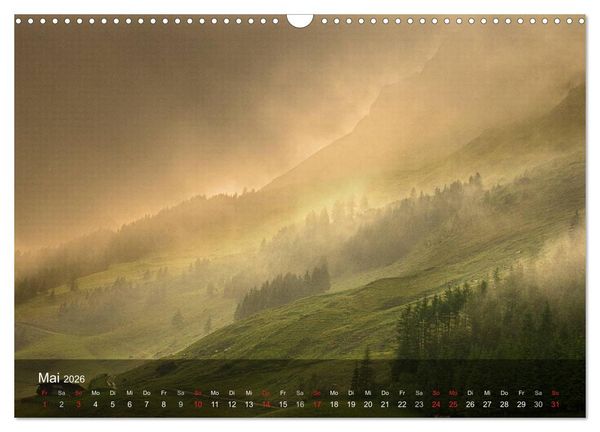 Produktbild: Traumhafte Bergwelten (Wandkalender 2026 DIN A3 quer), CALVENDO Monatskalender