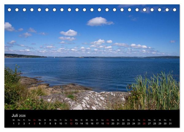 Produktbild: Wundersch&ouml;nes Schweden (Tischkalender 2026 DIN A5 quer), CALVENDO Monatskalender