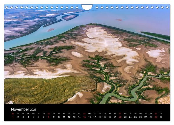 Produktbild: Australien 2026 Kimberley aus der Vogelperspektive (Wandkalender 2026 DIN A4 quer), CALVENDO Monatskalender