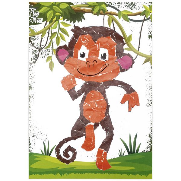 Produktbild: URSUS 8 Schnipselbilder "Dschungel"